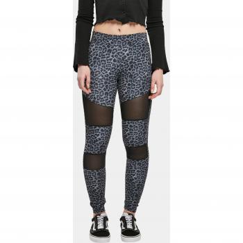 Legging Femme Maille Urban Classics Tech AOP GT Gris 3XL