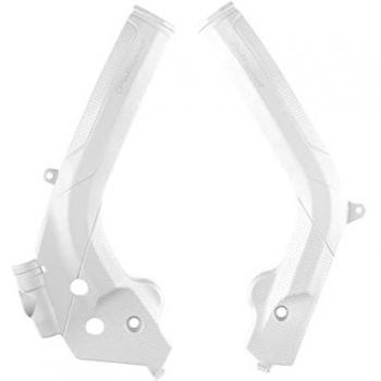 Protections de cadre KTM Husqvarna Polisport blanches