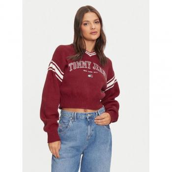T-Shirt Varsity Rosso – Tommy Jeans in Stile Relaxed Fit