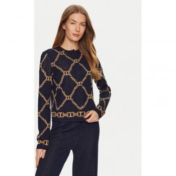 Jacket Jacquard Chains Mid Blue Lurex – Twinset Capispalla XL