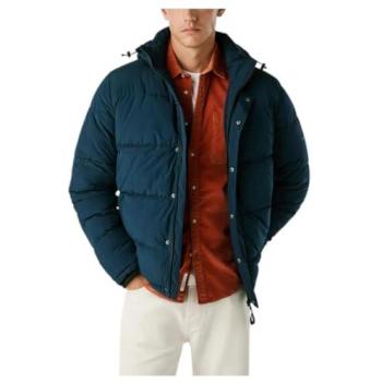 Jobias Piumino Blu M con Cappuccio Pepe Jeans