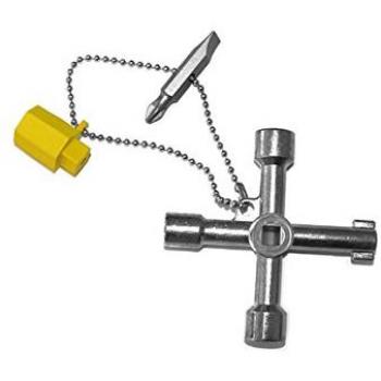 Llave para armarios eléctricos y de servicios