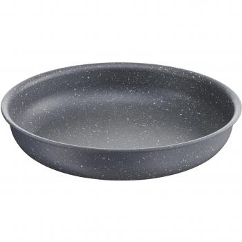 Lagostina Ingenio Padella 24 cm con Finitura Pietra in Acciaio