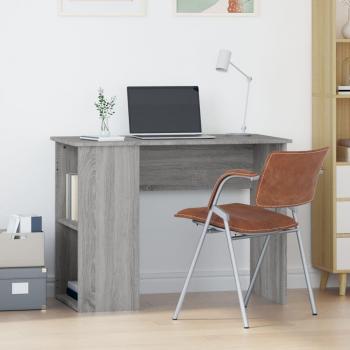 Sonoma Engineered Wood Desk 100x55x75 cm Grey