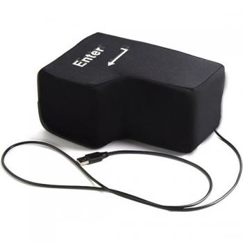 Giant USB Anti-Stress Enter Key Pillow Toy