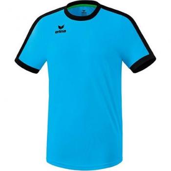 Erima Retro Star T-shirt Blauw Zwart