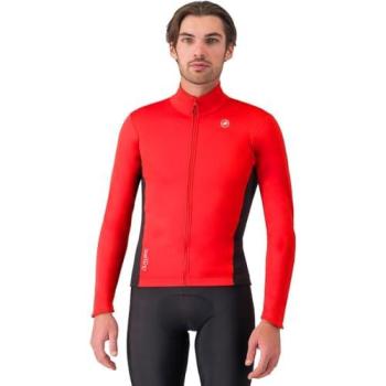 Red/Black Castelli Entrata 2 XL Men’s Ultra‑Light Cycling Shell