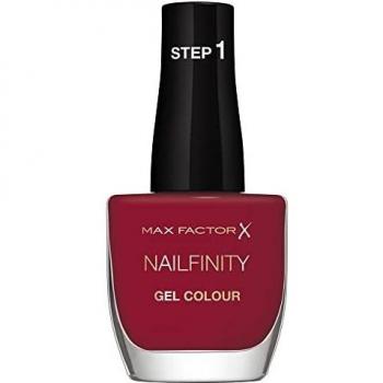 Max Factor Nailfinity Gel Colour Gel Nail Varnish without UV/LED Sealing shade 310 Red Carpet Ready 12 ml
