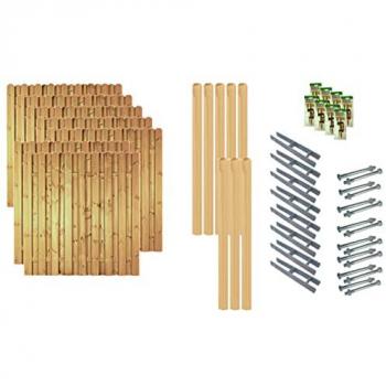 LOS ANGELES 5 Komplett-Set aus Holz und Stahl