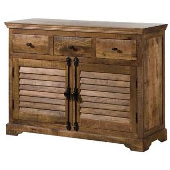 Mango‑wood buffet huilé Marron Rodez 120