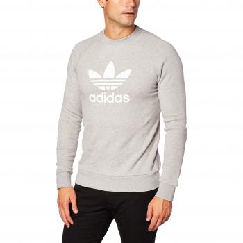 Sweat-shirt adidas Trefoil Crew Medium Grey Heather