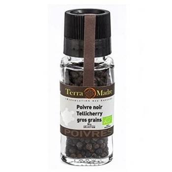 Poivre Tellicherry Bio – Gros Grains, 50 g