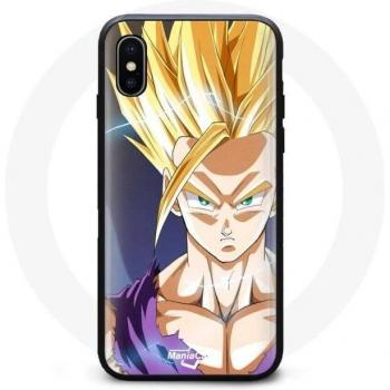 Blauwe Haar Dragon Ball Z Case iPhone XS Max