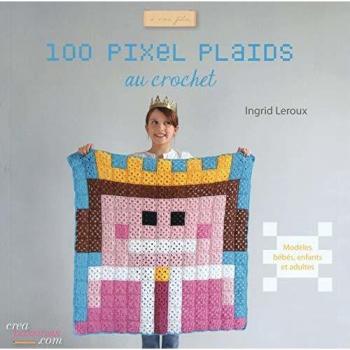 100 pixels plaids au crochet