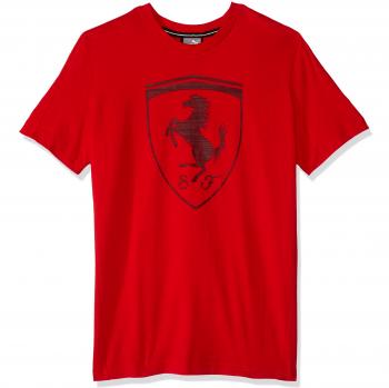 Puma Ferrari Camiseta Rojo Shield para Adulto Small