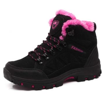 LiYa Herren Damen Winterschuhe Warm Gefüttert Trekking Boots Outdoor