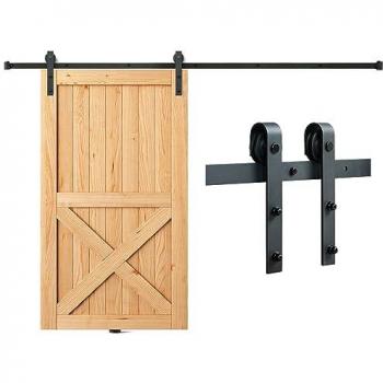 Kit de Herrajes para Puertas Corredizas de Granero de 10 Pies