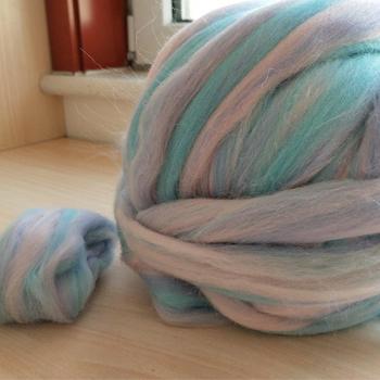 WFPFBEC Merino Wool for Needle and Wet Felting, 50G