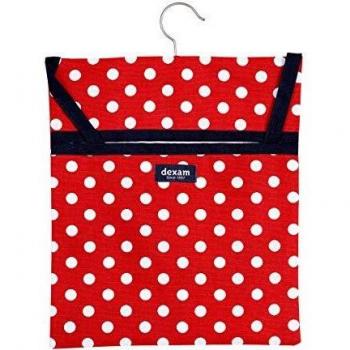 Pegged Red Dexam Polka Bag