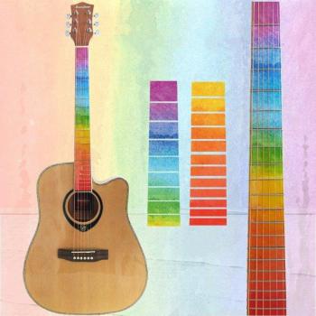 Autocollants de décoration pour guitare