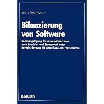 Bilanzierung von Software: Rechnungslegung für Anwendersoftware nach Handels