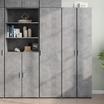 Concrete Grey Highboard 45x42.5x185 cm Engineered Wood vidaXL