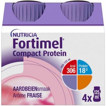 Fortimel Fraise Compact Protéines 4x125 ml