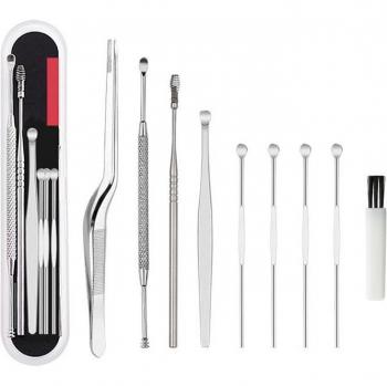 Stainless Steel Ear Wax Curette Set