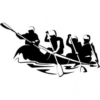 Removable Kayaking Vinyl Wall Decor