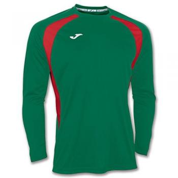 Joma T-Shirt Manches Longues Sportswear Vert/Rouge Taille L