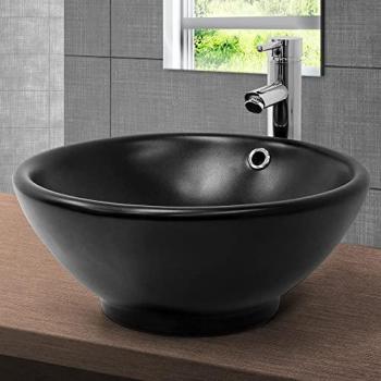 Lavabo rund 420 x 420 x 170 mm in Weißer Keramik