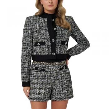 Giacca Tweed Donna Regular Fit