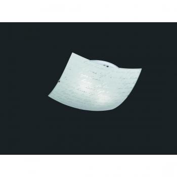 Set de 3 Lámparas de Techo Signa Cristal Blanco Iperbriko 40 cm