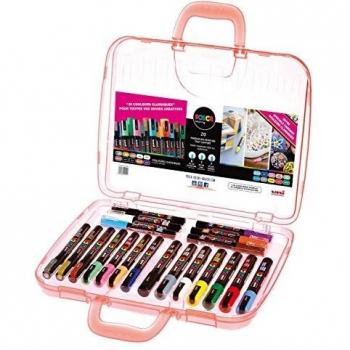 Mallette de marqueurs POSCA 20 couleurs classiques