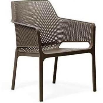 Nardi Gartenstuhl NET Relax stapelbar Fiberglass Polypropylen Taupe