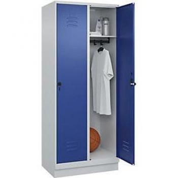 Möbel System C+ : Vestiaire Classic Plus, 2 compartiments, gris clair