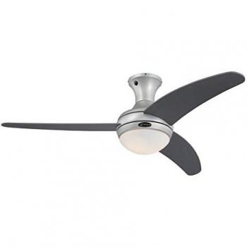 Ventilador de techo Celestia II (E27) con estilo aluminio satinado