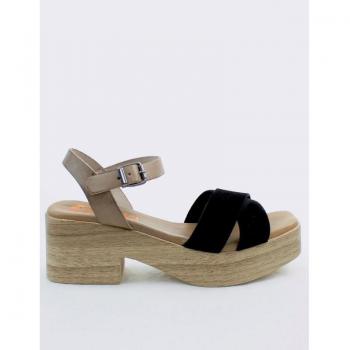 Sandalia de Tacón Porronet 2970 Negro para mujer talla 39