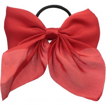 Scrunchie Rojo para Cola de Caballo