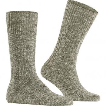 Falke Herren Socken Pile Melange Khaki Größe 43-46