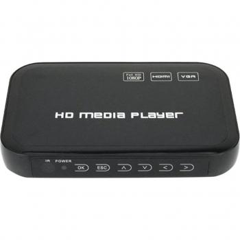 Full HD 1080P Player with HDMI, VGA, AV, USB, SD and EU Plug