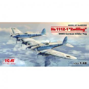 ICM #48260 1/48 He 111Z-1 Zwilling WWII German Glider Tug