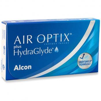 Lentes de contacto mensuales Air Optix Plus Hydraglyde (3 lentillas)