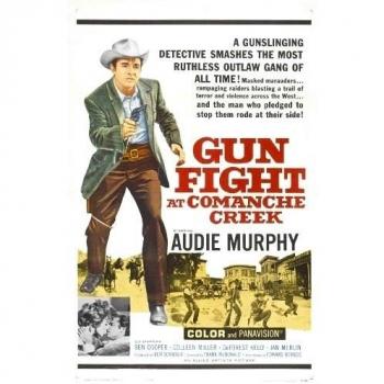 PÓSTER de 28 cm x 44 cm “Gunfight at Comanche Creek” – DeForest Kelley