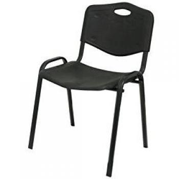 Chaise Robledo en Plastique Noir