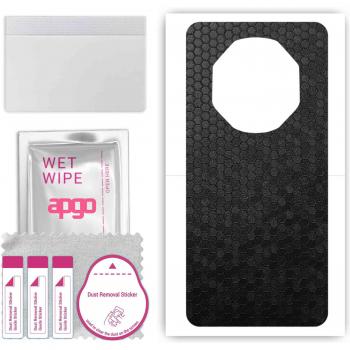 Fóiler Protector Negro en Malla Hexagonal para Huawei Mate 50 RS P Design
