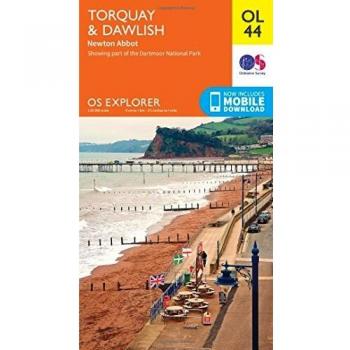Ordnance Survey Map of Torquay & Dawlish