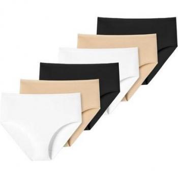 Uncover by Schiesser Atmungsaktive Midi Slips 6er Set