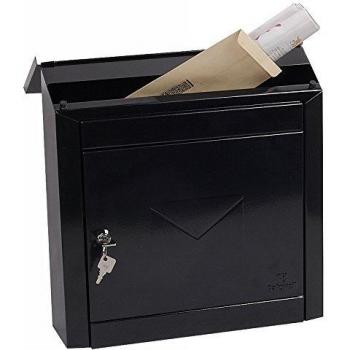 Phoenix Moda MB0113KB Top Loading Mailbox with Key Lock (Black)