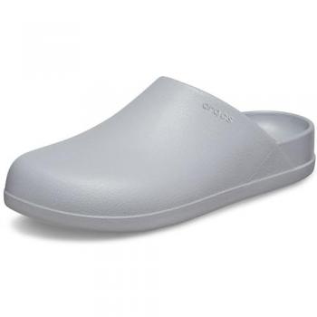 Unisex Crocs Dylan Light Grey Clogs – Size W10/M8
